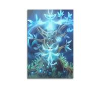 ASDASFDJ Póster decorativo de Game Ori y el bosque ciego, 4 pósteres de pared e impresión artística moderna para decoración de dormitorio familiar, 60 x 90 cm