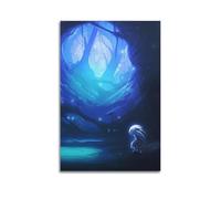 ASDASFDJ Póster decorativo de Game Ori y el bosque ciego 8 pósteres de pared e impresión artística moderna para decoración de dormitorio familiar, 40 x 60 cm