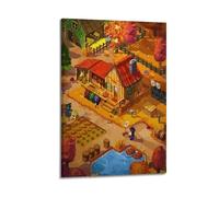 ASDASFDJ Póster decorativo de Game Stardew Valley, 3 pósteres de pared e impresión artística moderna para dormitorio familiar, 20 x 30 cm
