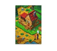 ASDASFDJ Póster decorativo de Game Stardew Valley 5 sobre lienzo para pared e impresión artística moderna para decoración de dormitorio familiar, 40 x 60 cm