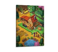 ASDASFDJ Póster decorativo de Game Stardew Valley para pared e impresión artística moderna para dormitorio familiar, 60 x 90 cm