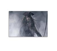 ASDASFDJ Póster decorativo de la película Piratas del Caribe para pared e impresión artística moderna para dormitorio familiar, 50 x 75 cm