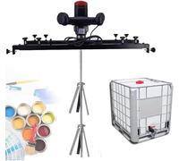 asdchZen Agitadores Neumáticos para IBC, Mezcladora Eléctrica Comercial para Tanques, Mezcladora Neumática De Placas Horizontales para IBC con Soporte.