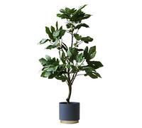 asdchZen Árbol Artificial De 1,2 M, Árbol De Seda Artificial para Exteriores E Interiores, Planta Falsa En Maceta para Decoración del Hogar, Oficina Y Jardín, Regalo, A, 120 Cm