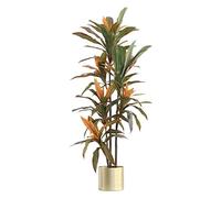 asdchZen Árbol Artificial, Plantas Artificiales, Árbol De Borde Rojo De Hierro, Árbol Artificial, Vegetación A Gran Escala, Árboles Falsos para Muebles De Piso De Sala De Estar, E