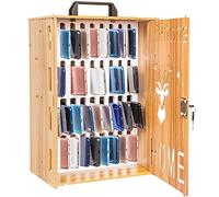 asdchZen Caja De Madera para Guardar Teléfonos Móviles - Taquilla De Pared De 36 bits para Personal - Gabinete De Carga para Un Almacenamiento Y Organización Cómodos