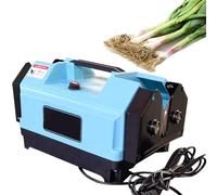 asdchZen Cortador Eléctrico De Raíces De Ajo, Removedor De Doble Cabezal para Raíces De Ajo Y Cebolla, Herramienta Eficiente para Cortar Raíces Y Hojas En El Jardín.