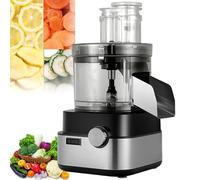 asdchZen Cortadora Y Trituradora Eléctrica De Verduras: Procesador De Alimentos Multifuncional con Cuchillas De Acero Inoxidable para Cocinar En Casa Y En Restaurantes.
