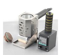 asdchZen Dispensador De Rodillo De Pegamento Termofusible, 150 W, Temperatura Ajustable De 50 A 220 ℃, Aplicador De Pegamento Industrial para Unión De Telas Y Cuero, 50 Ml, 5 Mm.