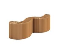 asdchZen Ecofriendly Folding Room Divider Modern Indoor Partition Wall Adjustable Privacy Screen For Home Office Clothing Store Enterprise,Brown-300X75Cm/118.1X29.5In,Brown-300X75Cm/118.1X29.5In