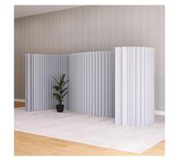 asdchZen Foldable Kraft Paper Room Divider - Deformable Office Privacy Screen, 5X1.2M For Leisure Areas&Storage Solutions,Grey-2X2.2M/6.5X7.2Ft,Grey-2X2.2M/6.5X7.2Ft