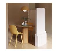 asdchZen Folding Room Divider Partition - Retractable Paper Privacy Screen For Indoor Use, Temporary Wall Solution,White-3X1.2 M/5.25X3.94 Ft,White-3X1.2 M/5.25X3.94 Ft