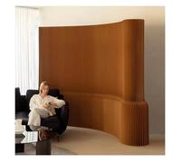 asdchZen Folding Room Divider Partition - Retractable Paper Privacy Screen For Indoor Use, Temporary Wall Solution,Brown-6X1.5 M/19.68X4.92 Ft,Brown-6X1.5 M/19.68X4.92 Ft
