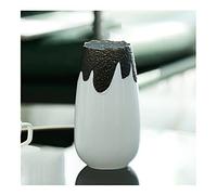 asdchZen Jarrón De Cristal Decorativo para Flores, 20 X 23,5 Cm De Alto, Moderno Y Creativo, Ideal para Decorar El Hogar, Bodas, Centros De Mesa Y Oficinas, Un Solo Color, A