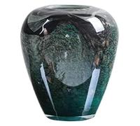 asdchZen Jarrón De Flores, Jarrón Americano De Cristal Agrietado con Forma De Hielo, Jarrones Lisos, Artesanías, Arte, Adorno Decorativo De Escritorio, Jarrones De Flores, Altura 31 Cm