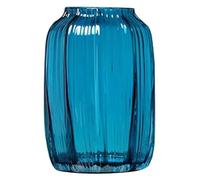 asdchZen Jarrón De Flores, Jarrón De Cristal, Jarrones Hidropónicos, Jarrón para El Hogar, Decoración De Sala De Estar, Accesorios De Escritorio, Regalos, Jarrones para Flores, Azul, 13 X 31 Cm