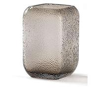 asdchZen Jarrón De Flores, Jarrón De Flores, Jarrón Clásico Transparente, Elegante Y Sencillo, Jarrón Hidropónico De Cristal, Floreros para Flores, B, 25 X 13