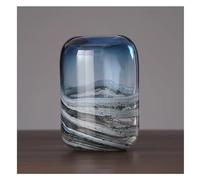 asdchZen Jarrón De Flores, Jarrón De Flores, Jarrón De Cristal, Jarrones Y Adornos para Sala De Estar, Decoración De Mesa, Dormitorio, Cocina, Jarrones, 22 Cm