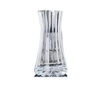 asdchZen Jarrón para Flores, Jarrones Sencillos, Colores Primarios, Vidrio Transparente, A Base De Agua, Flores Secas, Arreglos Florales para Sala De Estar, Mesa De Té, Transparente, M