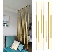 asdchZen Mampara De Pared con Columna De Privacidad, Divisor De Suelo A Techo para Entrada Y Separador De Ambientes, Plegable Y Portátil, E, 7 Unidades, 270 Cm (106,30 Pulgadas)