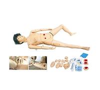 asdchZen Maniquí De Enfermería para Personas Mayores con Todas Las Funciones, Tamaño Natural, para Formación Médica, Enseñanza Y Demostración Médica.