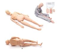 asdchZen Maniquí De Entrenamiento De Enfermería De 165 Cm, Modelo Teachely Woman, Maniquí De Intubación, Multifuncional Y Flexible para Atención De Laboratorio, 26 Tipos De Maniquí De Enfermería