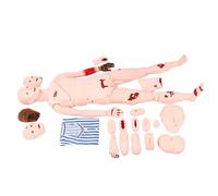 asdchZen Maniquí De Entrenamiento Médico para Personas Mayores, Totalmente Funcional, Modelo De Enseñanza De Atención Al Paciente De 170 Cm, para Hombres Y Mujeres, Tamaño Natural, C