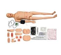 asdchZen Maniquí De Entrenamiento para Atención Al Paciente, Maniquí Humano De Demostración con Medición De Presión Arterial para Formación En Enfermería Médica.