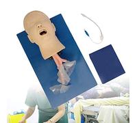 asdchZen Maniquí De Intubación para El Manejo De La Vía Aérea, Modelo De Estudio Y Enseñanza, Demostración De PVC con Tubos para Entrenamiento De Intubación, Maniquí De Intubación Oral-Nasal.