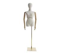 asdchZen Maniquí De Medio Cuerpo Desmontable para Costura De Ropa, Escaparate, Maniquí Femenino, Torso De Maniquí Femenino