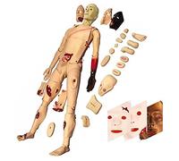 asdchZen Maniquí De Primeros Auxilios para Atención Al Paciente, Simulador De Enfermería De Cuerpo Completo, Modelo Anatómico Humano para Formación Médica En Enfermería.