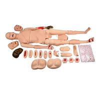 asdchZen Maniquí De Traumatología, Maniquí Humano De Demostración, Maniquí De Tamaño Real para Atención Al Paciente, para Estudiantes De Enfermería Y Formación Médica.