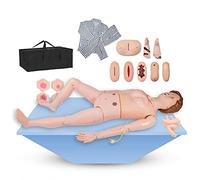 asdchZen Maniquí Humano para Atención Al Paciente con Genitales Intercambiables Y Módulos para Úlceras por Presión. Modelo De Maniquí para Formación Médica De Enfermería. Mujeres.