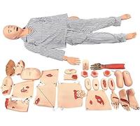 asdchZen Maniquí Humano, Simulador De Atención Al Paciente, Modelo Anatómico Humano De PVC, Maniquí De Primeros Auxilios para Traumatismos, Formación Médica, Docencia Y Educación, 170 Cm