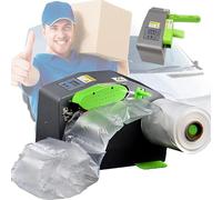 asdchZen Máquina Automática De Colchón De Aire con Pantalla Digital LCD, Envoltura Profesional De Bolsas De 12 M/Min, Termosellado para Un Embalaje Seguro.