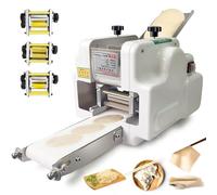 asdchZen Máquina Automática para Hacer Masa De Dumplings (60 Piezas/Minuto), Máquina Comercial para Masa De Wonton, Máquina Eléctrica para Hacer Pasta.