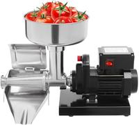 asdchZen Máquina Comercial para Moler Tomates - Prensa Eléctrica De Acero Inoxidable De 450 W con Colador para Tomates, Fresas Y Frambuesas.