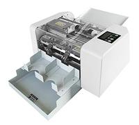 asdchZen Máquina Cortadora De Tarjetas De Presentación, Cortadora De Papel Eléctrica Tamaño A4, Recortadora De Papel De 220 V, Cortadora De Papel Comercial, Cortadora Multifunción