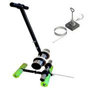 asdchZen Máquina De Marcado De Cinta - Marcador De Suelo Manual para Canchas De Baloncesto, Almacenes Y Gimnasios - Espaciado De Línea Ajustable De 4 A 28 Cm, Puede Dibujar Círculos
