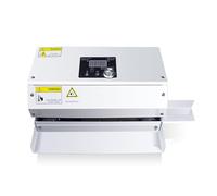 asdchZen Máquina De Sellado Continuo para Bolsas De Plástico con Impresión, Velocidad Y Temperatura Ajustables para Un Envasado Eficiente.