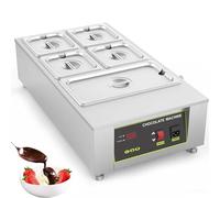 asdchZen Máquina Eléctrica para Atemperar Chocolate con Control Automático De Temperatura para Un Fundido Y Calentamiento Profesionales.