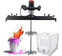 asdchZen Máquina Mezcladora Agitadora Eléctrica, Mezcladora De Tanque De 3280 W para IBC De 1000 L, Incluye Soporte Y Hélice Plegable para Aplicaciones De Mezcla Industrial B,B
