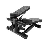 asdchZen Máquina paso a paso con pantalla LCD, entrenador de piernas con pedal de pie multifunción, equipo de ejercicio pequeño, bicicleta de ejercicio aeróbico y entrenador muscular abdominal, mini