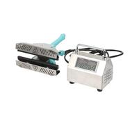 asdchZen Máquina Selladora Manual con Pinza para Bolsas De Plástico Y Envases De Alimentos De Papel De Aluminio, Laminadora De Calor Portátil De Mano para Un Sellado Limpio Y Preciso (Verde)