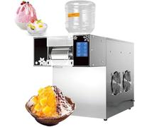 asdchZen Máquina Trituradora De Hielo Comercial - Máquina Eléctrica De Acero Inoxidable para Hacer Conos De Nieve, Velocidad Ajustable para Postres - B-120 Kg, B-60 Kg