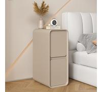 asdchZen Mesita de noche estrecha, mesita de noche con cajón de almacenamiento, mesita de noche pequeña, mesita de noche con cajón (20 cm de profundidad)