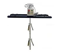 asdchZen Mezcladora Neumática De Tanque De 1 Tonelada, Mezcladora Eléctrica De 2100 W con Soporte Y Hélice Plegable, Rango Telescópico De 75-120 Cm para Disolución De Tinta.