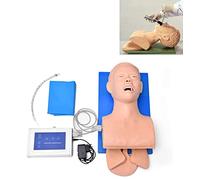 asdchZen Modelo De Intubación para Adultos, 110-220 V, Maniquí De Entrenamiento para Enfermería, Modelo Electrónico De Enseñanza, Modelo Avanzado De Intubación para Adultos.