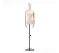 asdchZen Modelo De Tienda De Ropa, Accesorios para Mujer, Medio Cuerpo, Cuerpo Completo, Maniquí, Escaparate De Boda, Soporte, B, M