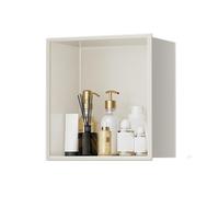asdchZen Nicho De Pared para Ducha, Sin Azulejos, De Acero Inoxidable 304, Organizador De Un Solo Estante, Ideal para Múltiples Usos, Gris Y Blanco.
